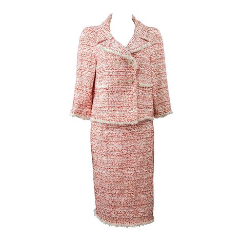 chanel classic suit|vintage Chanel tweed suit.